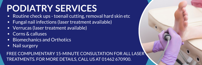 Podiatry Services at The Letchworth Clinic
