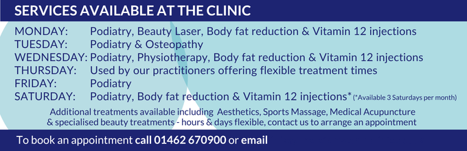 Services at the Letchworth clinic